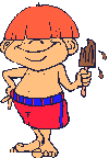 Boy with ice cream