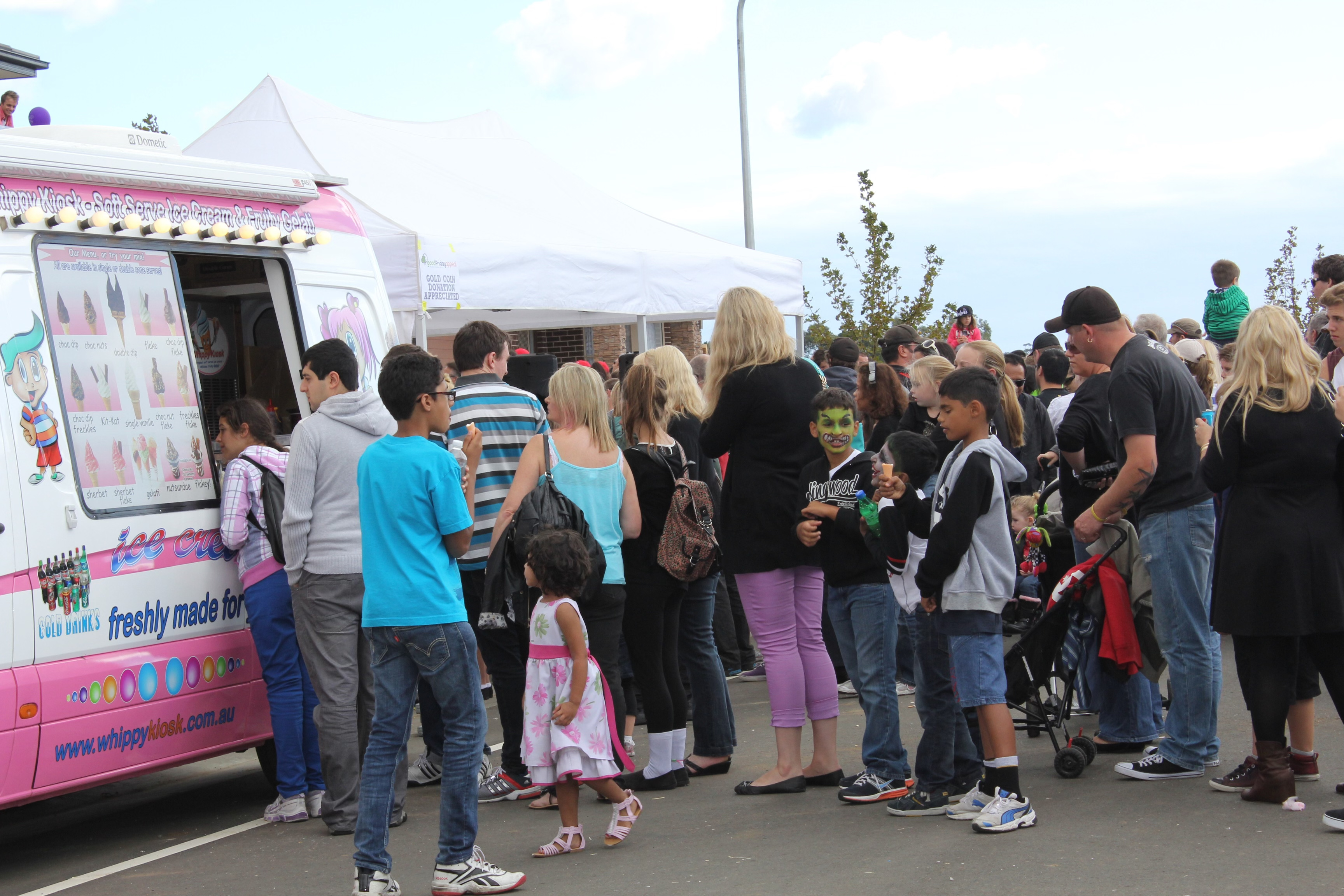 Ice cream van hire for charity fundraisers