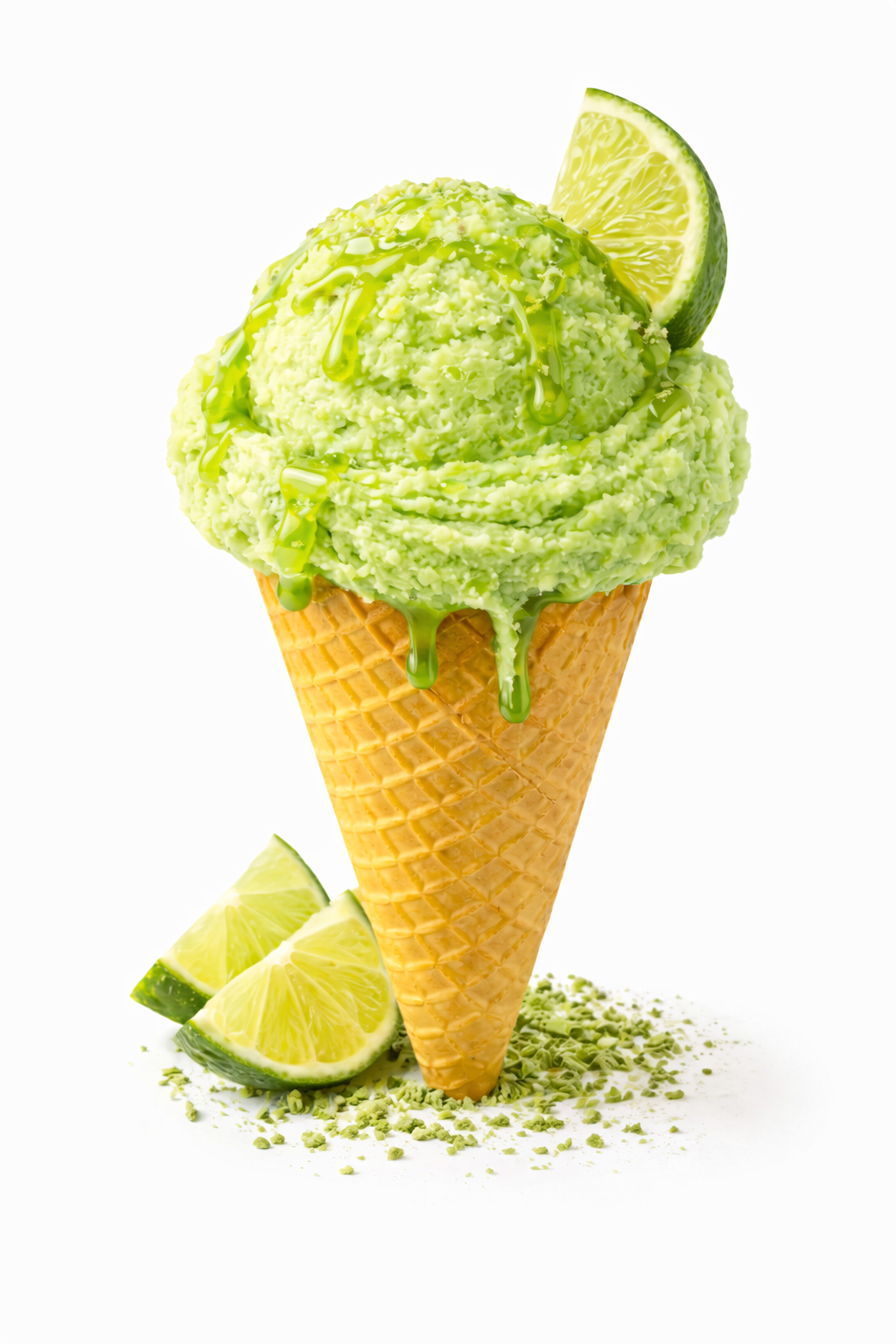 Lime sorbet flavour
