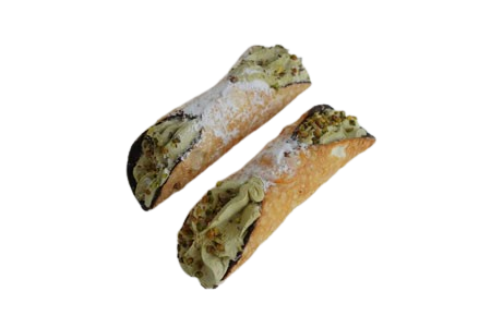 Pistachio Gelato Cannoli