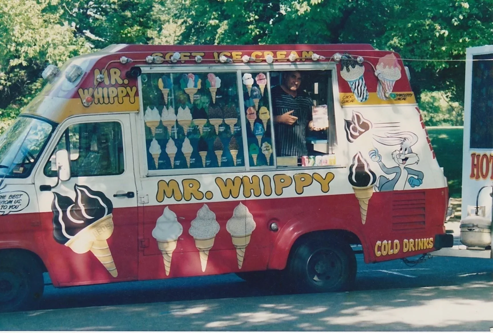 Historic photograph from the Mr Softy family story