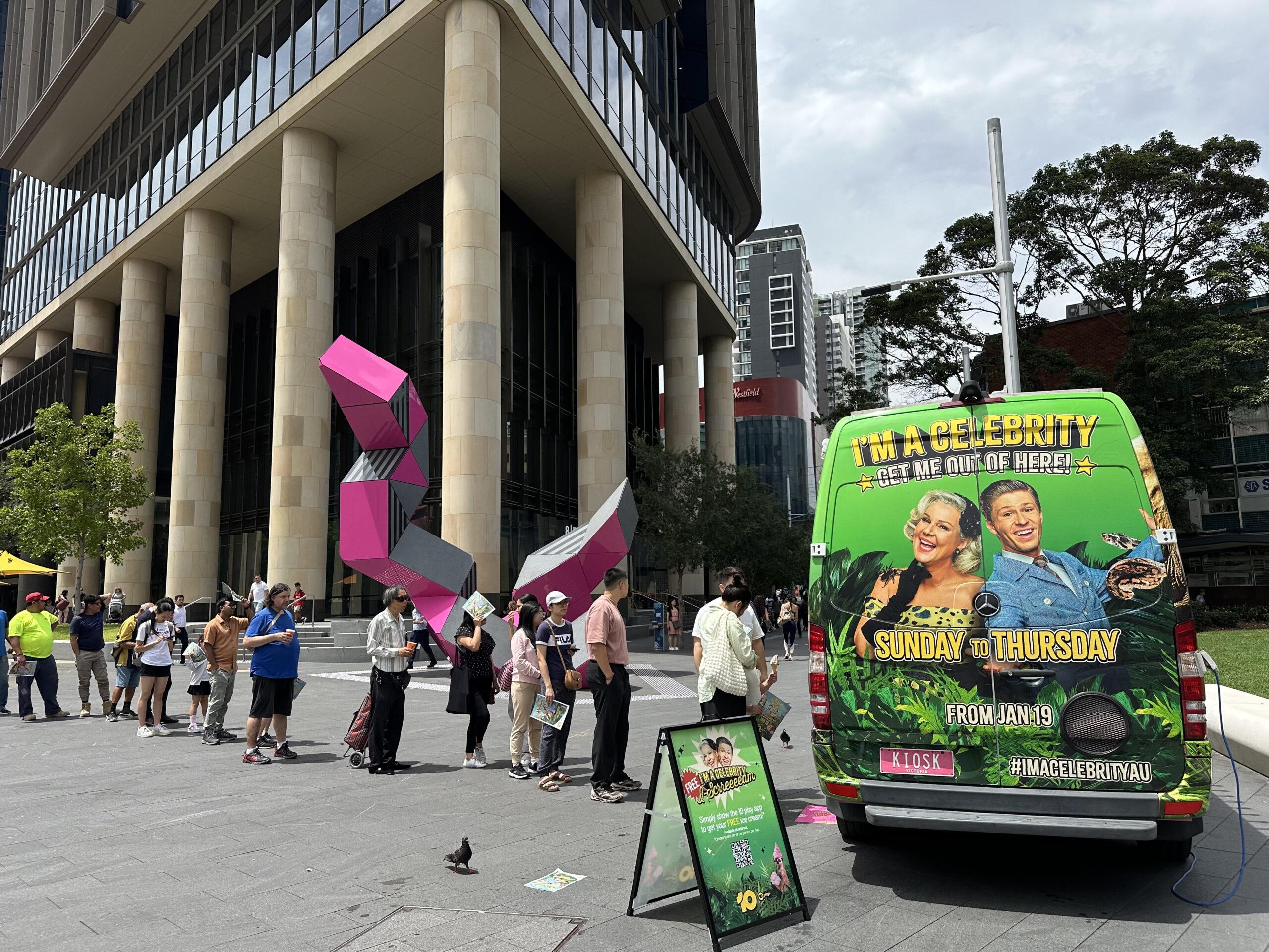 Brand activation ice cream van hire