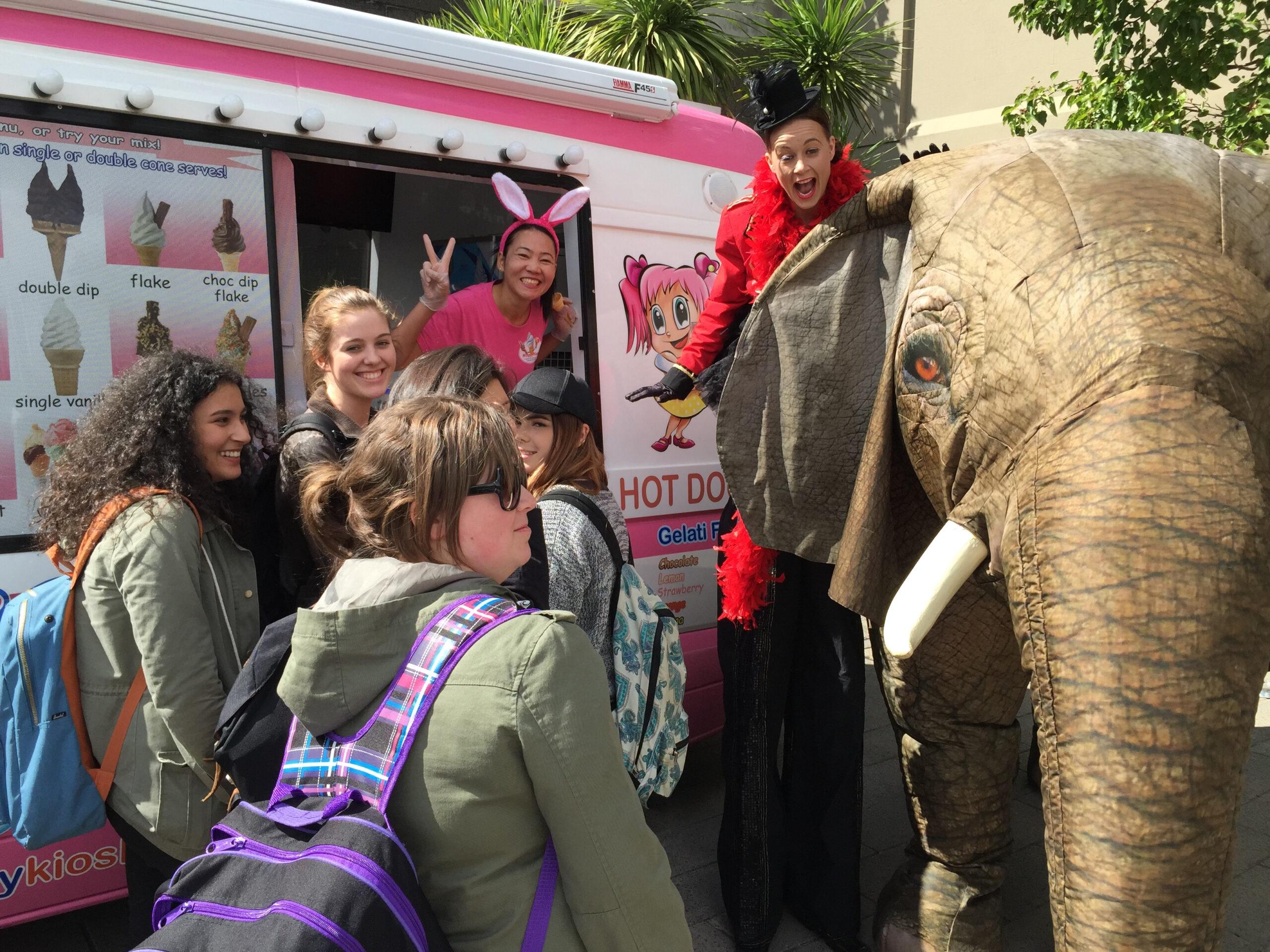 Ice cream van catering for school fetes and family fun days