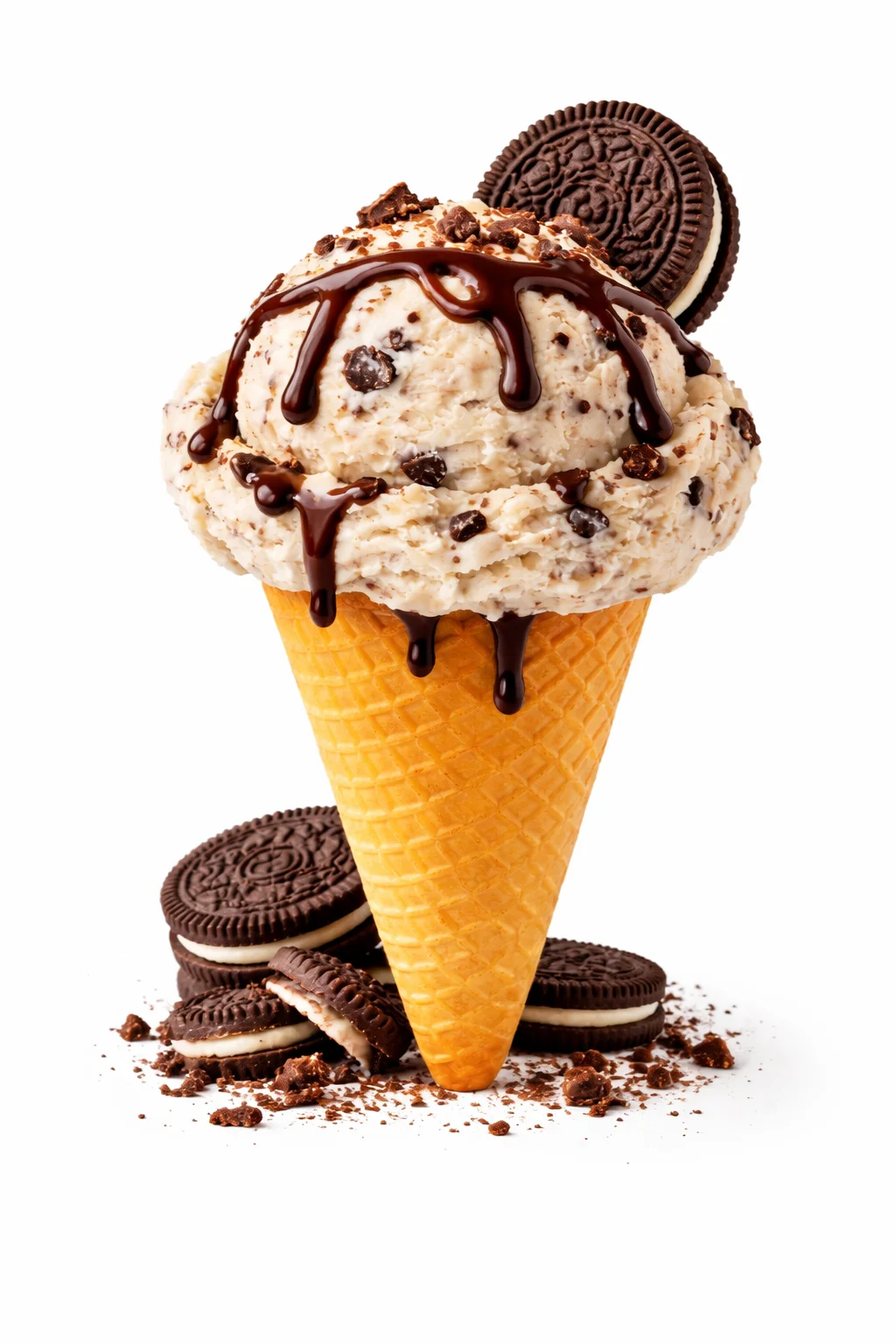 Cookies and cream gelato flavour