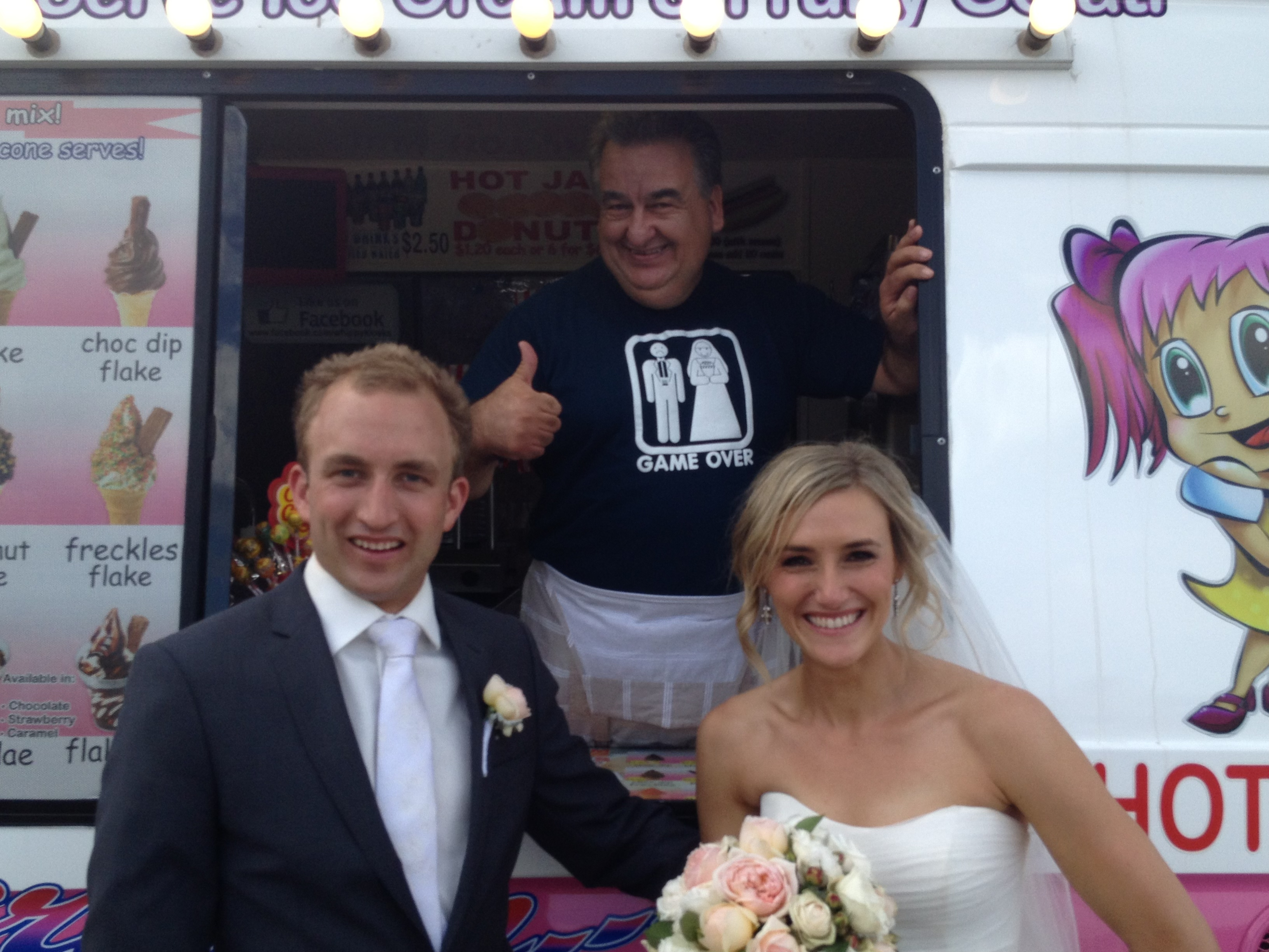 Ice cream van hire for weddings and engagements